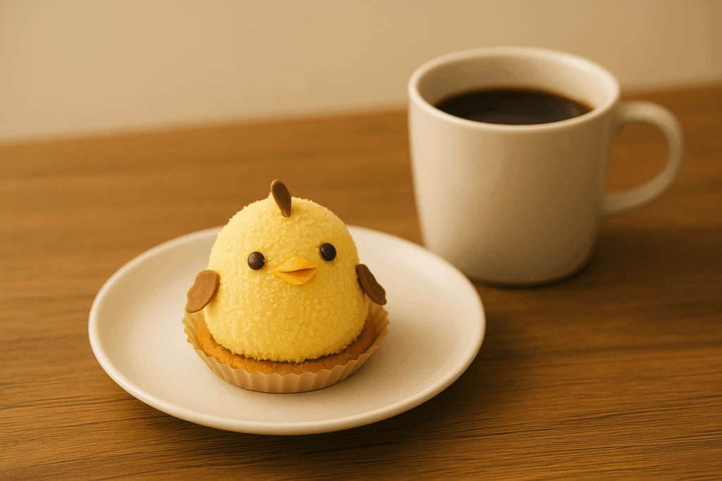 ぴよりん風ケーキ